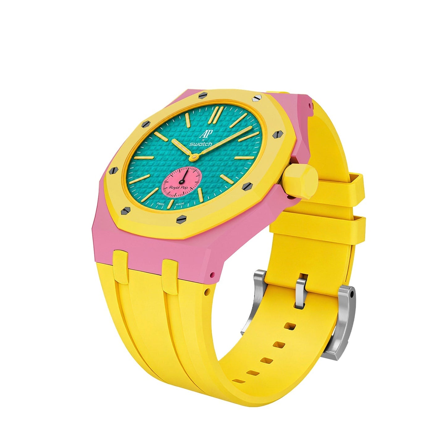 [Favorite]Royal Oak Pop Exclusive Bioceramic Case & Silicone Strap Mix Color