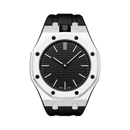 [Favorite]OAK POP BLACK STEEL SILICONE STRAP