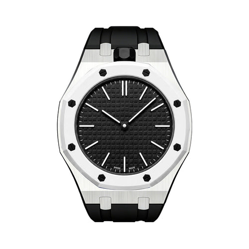 [Favorite]OAK POP BLACK STEEL SILICONE STRAP