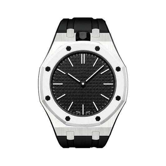 [Favorite]OAK POP BLACK STEEL SILICONE STRAP