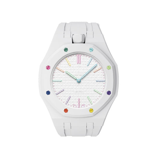 [Favorite]OAK POP EXCLUSIVE  WHITE SILICONE STRAP
