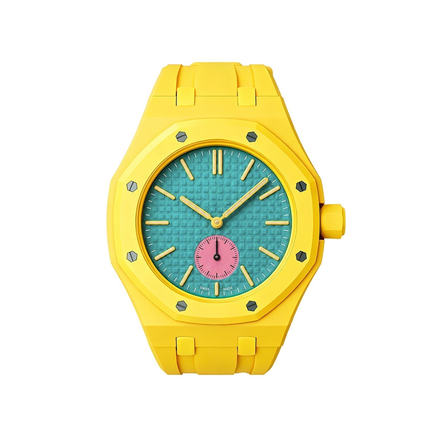 [Favorite]OAK POP EXCLUSIVE YELLOW SILICONE STRAP