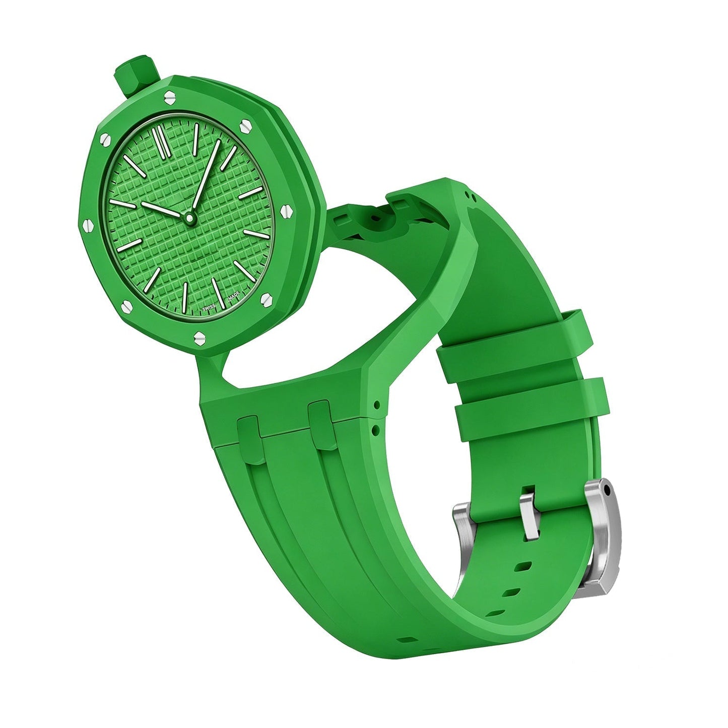 [Favorite]OAK POP EXCLUSIVE GREEN SILICONE STRAP