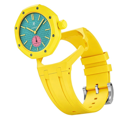 [Favorite]OAK POP EXCLUSIVE YELLOW SILICONE STRAP