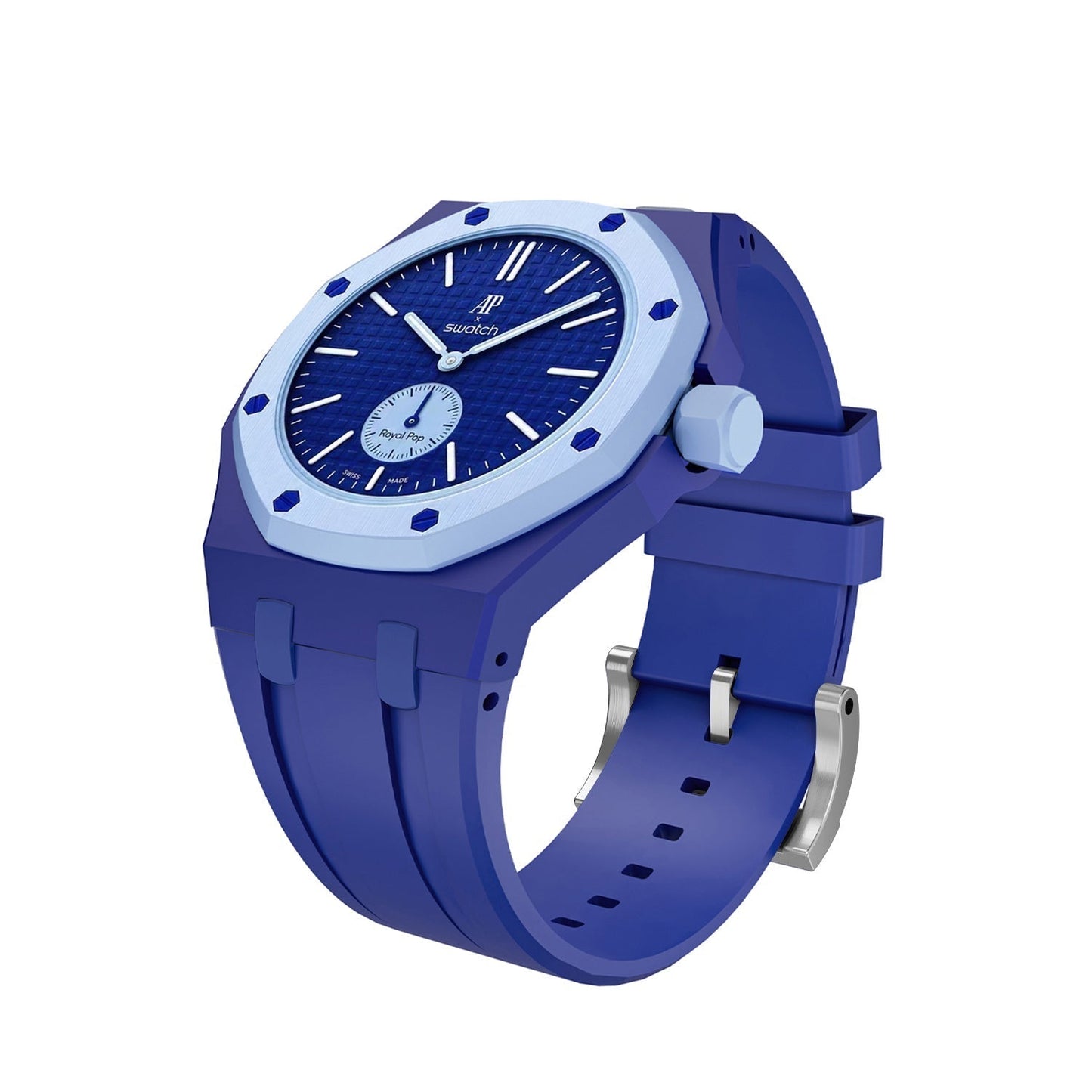 [Favorite]OAK POP EXCLUSIVE DARK BLUE SILICONE STRAP
