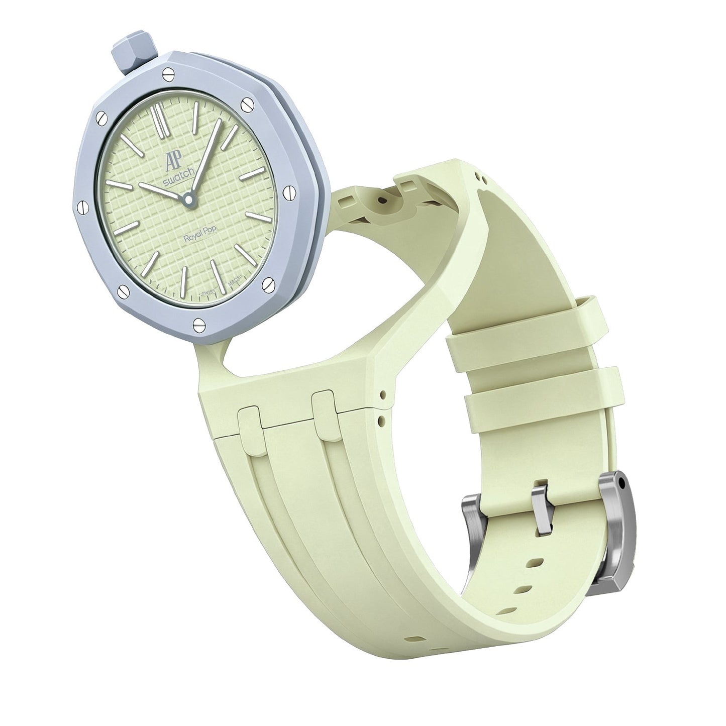 [Favorite]OAK POP EXCLUSIVE CREAMY YELLOW SILICONE STRAP