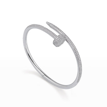 [Favorite]JUSTE UN CLOU 3.5MM FULL PAVÉ NAIL BANGLE