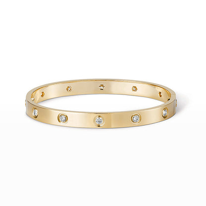 [Favorite]CLASSIC 6.1MM LOVE BANGLE - 10-DIAMOND