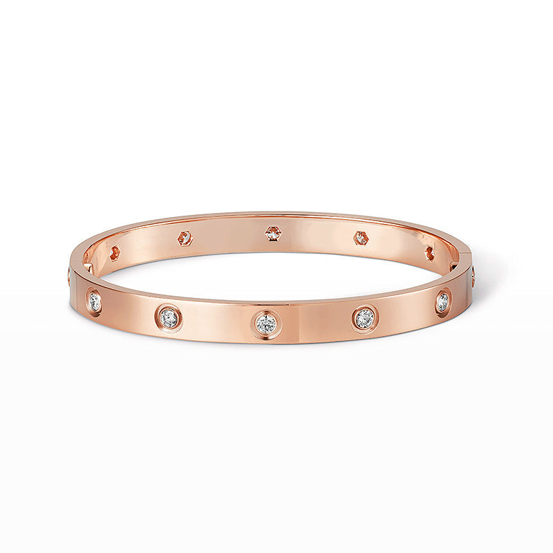 [Favorite]CLASSIC 6.1MM LOVE BANGLE - 10-DIAMOND