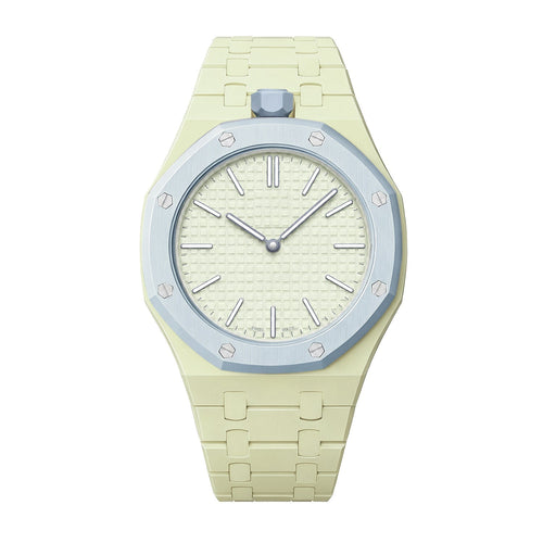 [Lieblingsprodukt]OAK POP EXCLUSIVE CREAMY YELLOW BIOCERAMIC STRAP