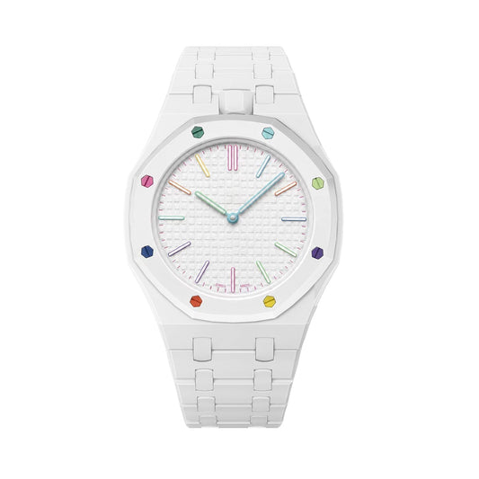 [Favorite]OAK POP EXCLUSIVE WHITE BIOCERAMIC STRAP
