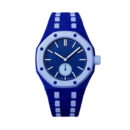 [Favorit]OAK POP EXCLUSIVE DUNKELBLAUES UND HELLBLAUES BIOCERAMIC-ARMBAND