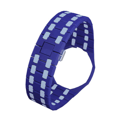[Favorit]OAK POP EXCLUSIVE DUNKELBLAUES UND HELLBLAUES BIOCERAMIC-ARMBAND