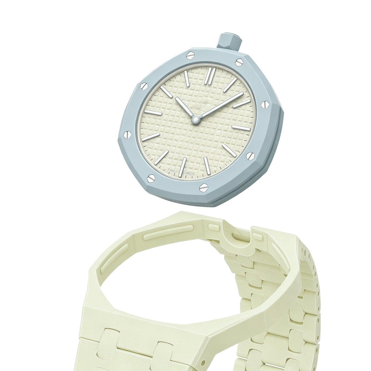 [Lieblingsprodukt]OAK POP EXCLUSIVE CREAMY YELLOW BIOCERAMIC STRAP