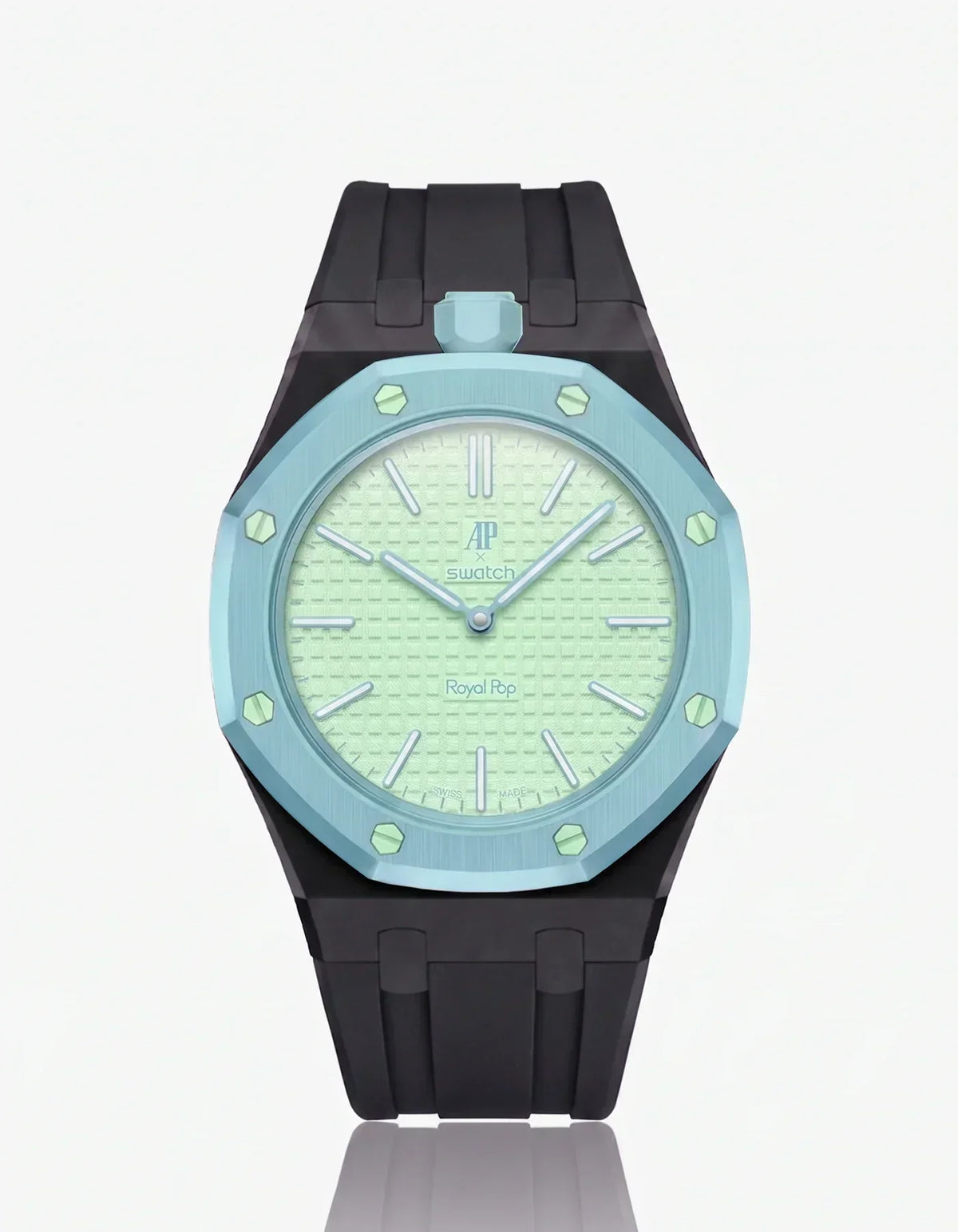Silikonarmband & Gehäuse „Royal Pop“ Blaue Acht (Farben anpassbar)