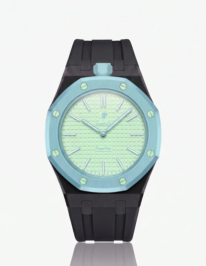 Silikonarmband & Gehäuse „Royal Pop“ Blaue Acht (Farben anpassbar)