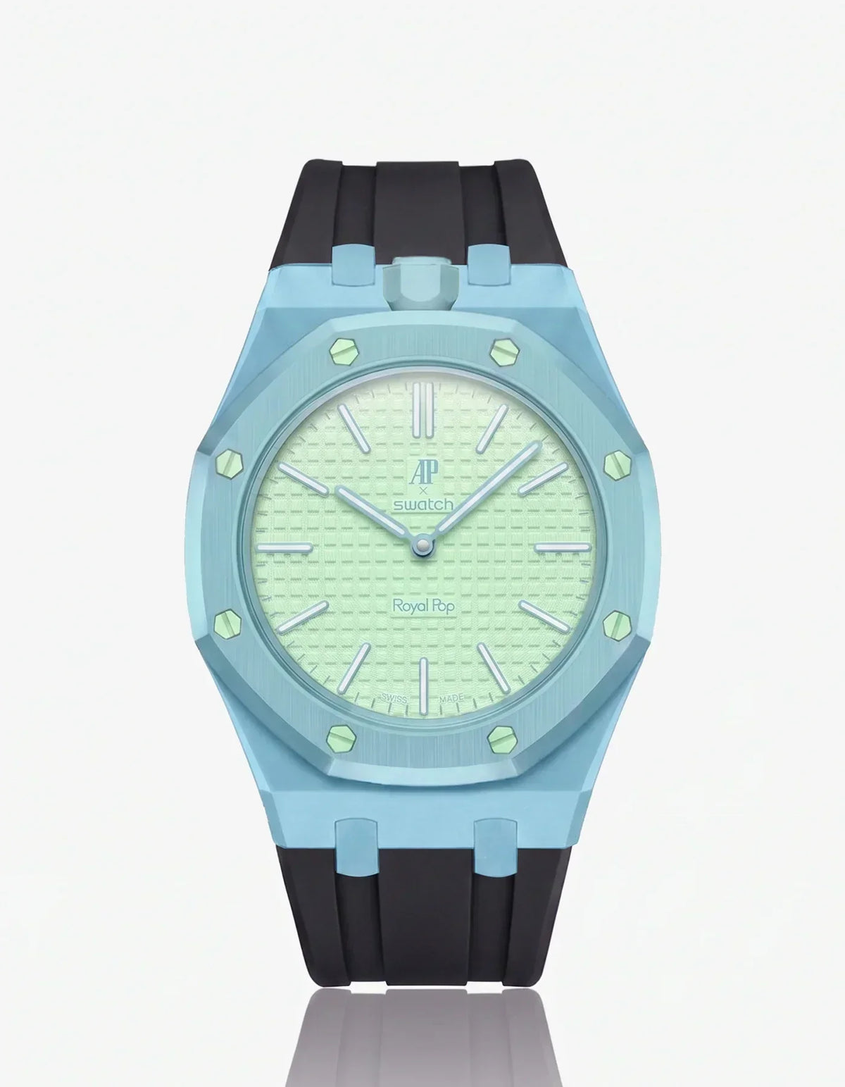 Silikonarmband & Gehäuse „Royal Pop“ Blaue Acht (Farben anpassbar)