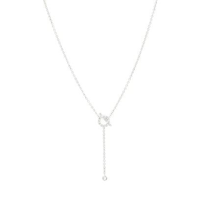 [Favorite]FINESSE SILVER DIAMOND NECKLACE