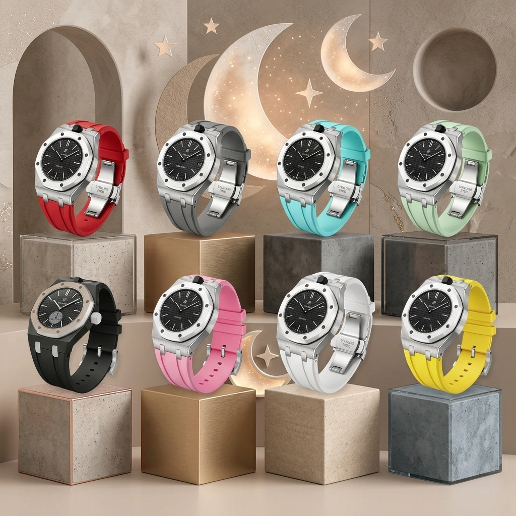 [Favorite]Royal Oak Pop Exclusive Steel Case & Silicone Strap With Cradle