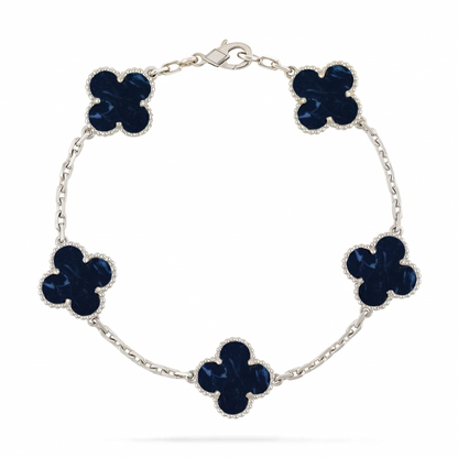 [Favorite]LUCKY CLOVER 5-MOTIF BRACELET - PIETERSITE COLLECTION