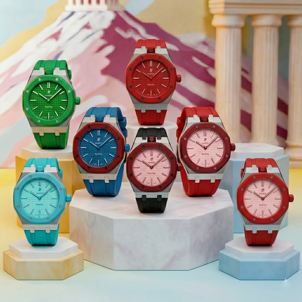[Favorite]ROYAL OAK POP EXCLUSIVE STEEL CASE & SILICONE STRAP