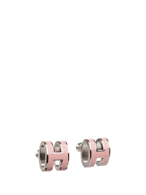 [Favorite]MINI POP H SILVER EARRINGS PINK