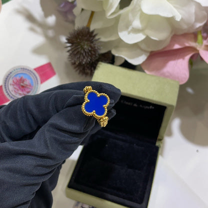 [Favorite]LUCKY CLOVER GOLD REVERSIBLE RING