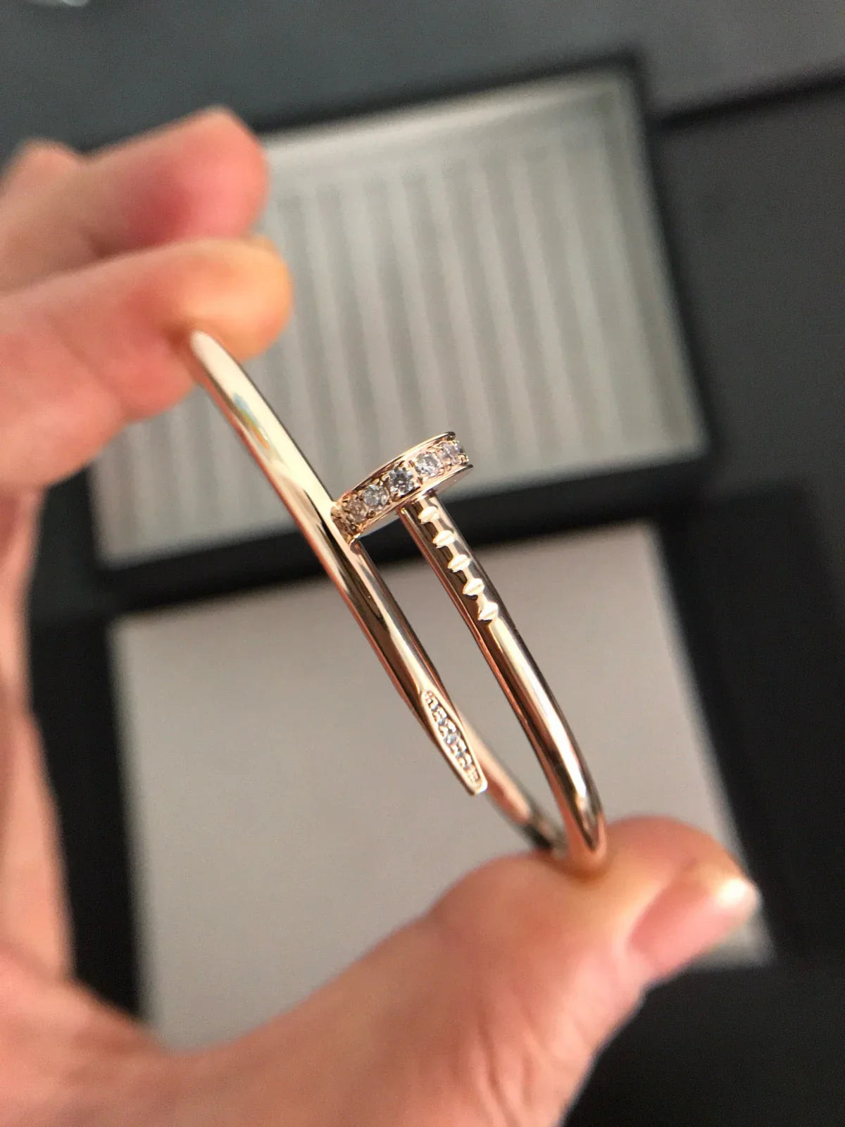 [Favorite]JUSTE UN CLOU 3.5MM CLASSIC DIAMOND BANGLE
