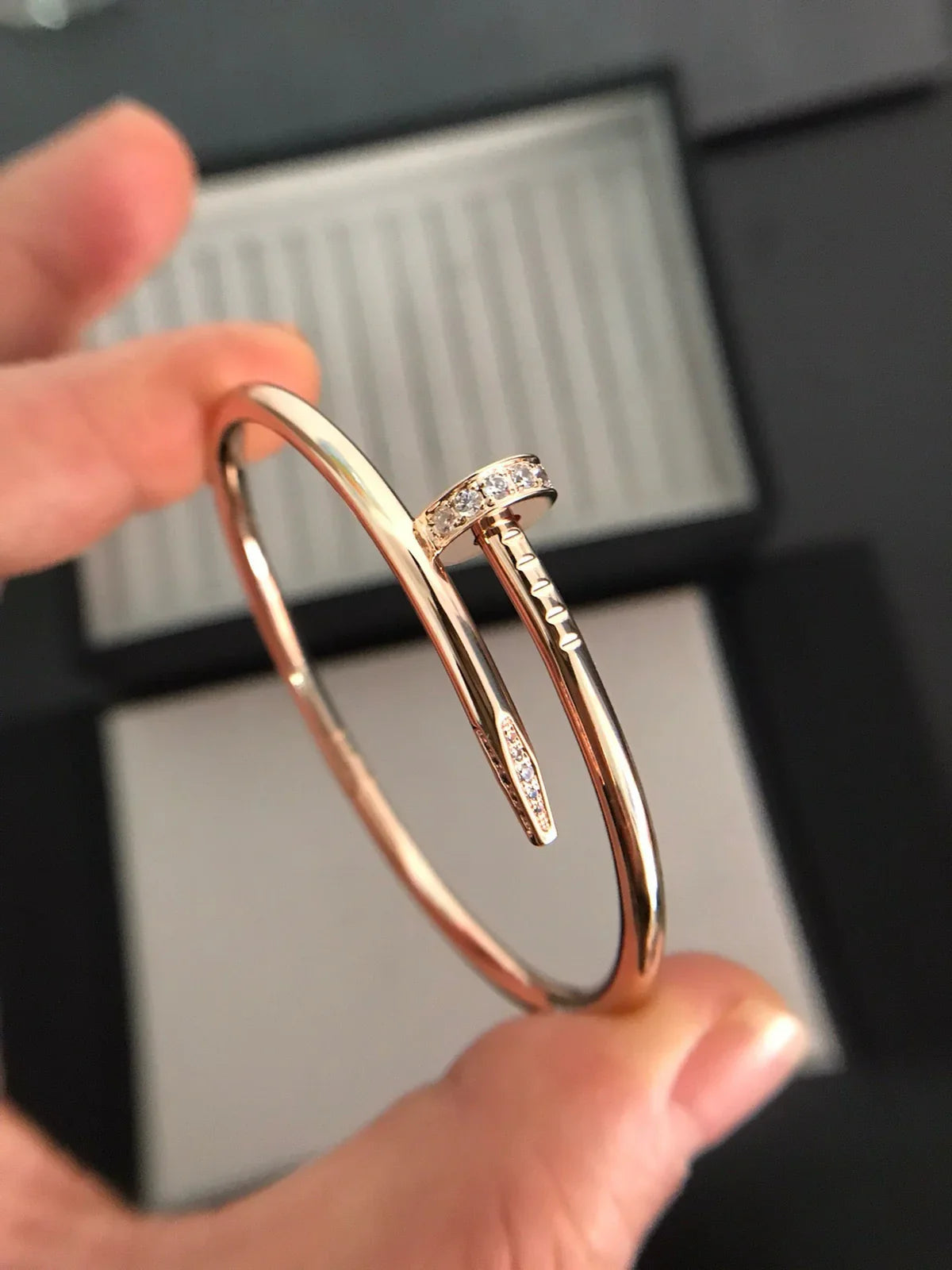 [Favorite]JUSTE UN CLOU 3.5MM CLASSIC DIAMOND BANGLE