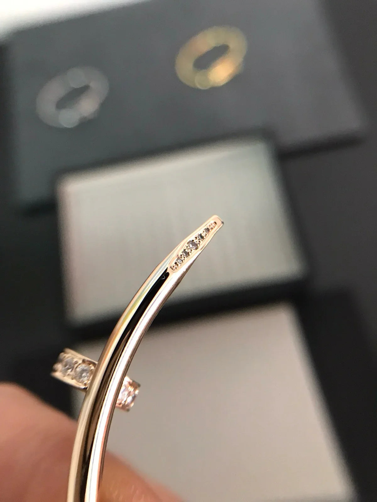 [Favorite]JUSTE UN CLOU 3.5MM CLASSIC DIAMOND BANGLE