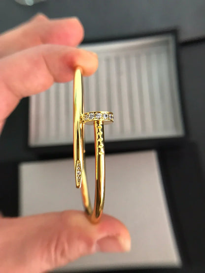 [Favorite]JUSTE UN CLOU 3.5MM CLASSIC DIAMOND BANGLE