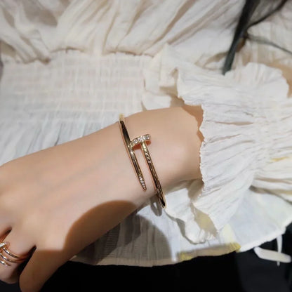 [Favorite]JUSTE UN CLOU 3.5MM CLASSIC DIAMOND BANGLE