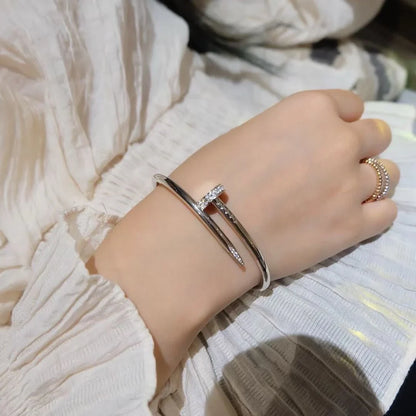 [Favorite]JUSTE UN CLOU 3.5MM CLASSIC DIAMOND BANGLE
