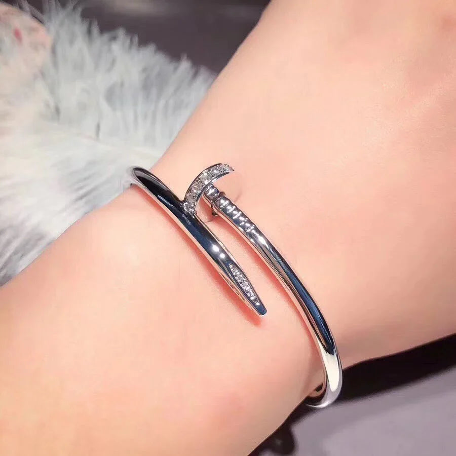 [Favorite]JUSTE UN CLOU 3.5MM CLASSIC DIAMOND BANGLE