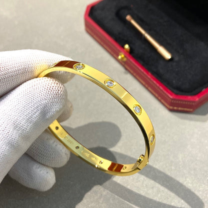 [Favorite]CLASSIC 6.1MM LOVE BANGLE - 10-DIAMOND