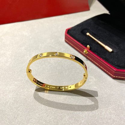 [Favorite]CLASSIC 6.1MM LOVE BANGLE - 10-DIAMOND