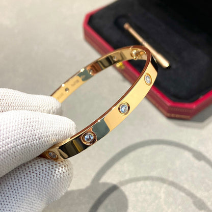 [Favorite]CLASSIC 6.1MM LOVE BANGLE - 10-DIAMOND