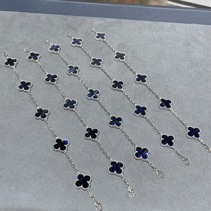 [Favorite]LUCKY CLOVER 5-MOTIF BRACELET - PIETERSITE COLLECTION