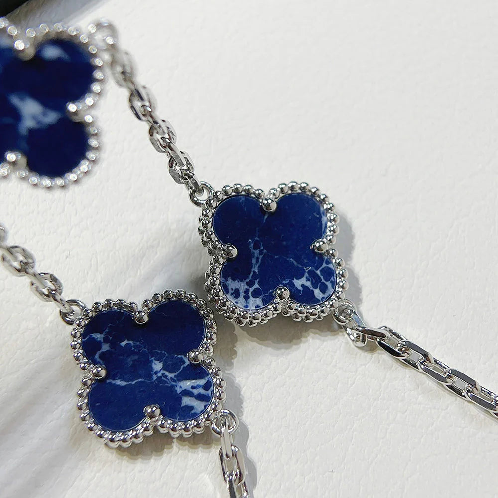 [Favorite]LUCKY CLOVER 5-MOTIF BRACELET - PIETERSITE COLLECTION