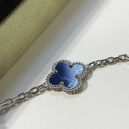 [Favorite]LUCKY CLOVER 5-MOTIF BRACELET - PIETERSITE COLLECTION