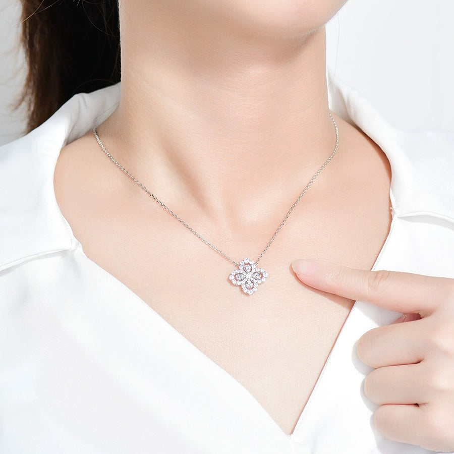 [Favorite]LOOP NECKLACE FULL MOTIF DIAMOND 16MM MULTIPLE COLORS