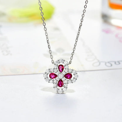 [Favorite]LOOP NECKLACE FULL MOTIF DIAMOND 16MM MULTIPLE COLORS