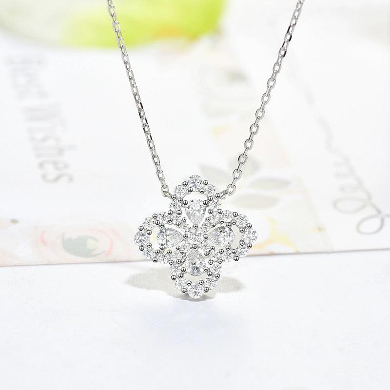 [Favorite]LOOP NECKLACE FULL MOTIF DIAMOND 16MM MULTIPLE COLORS