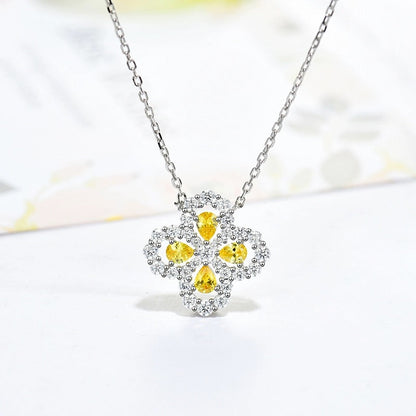 [Favorite]LOOP NECKLACE FULL MOTIF DIAMOND 16MM MULTIPLE COLORS