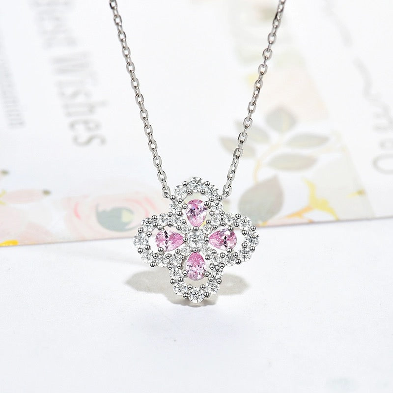 [Favorite]LOOP NECKLACE FULL MOTIF DIAMOND 16MM MULTIPLE COLORS