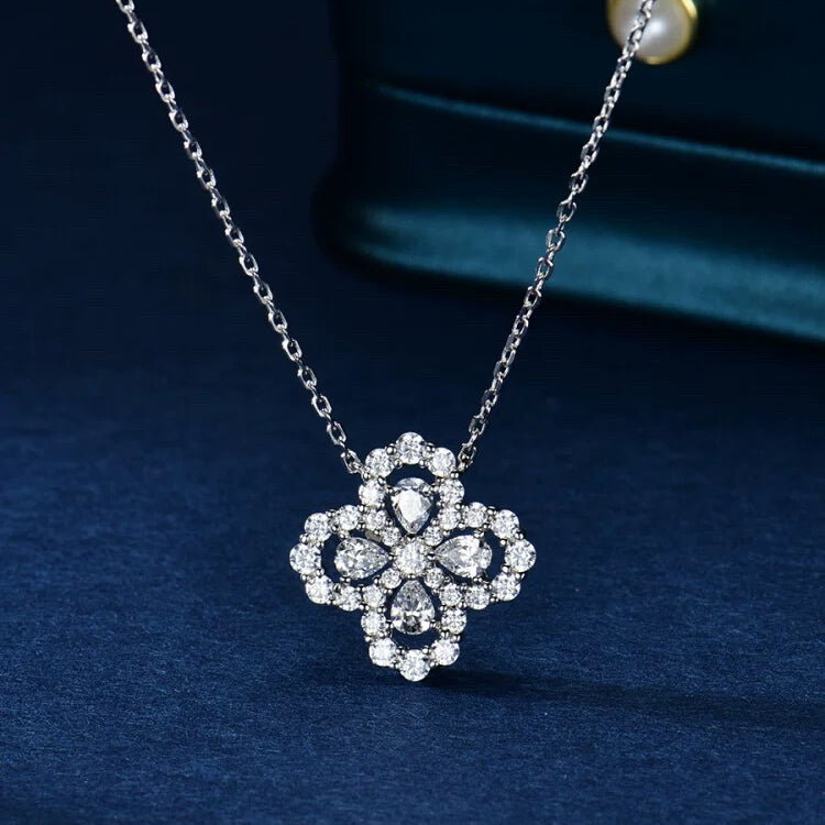 [Favorite]LOOP NECKLACE FULL MOTIF DIAMOND 16MM MULTIPLE COLORS