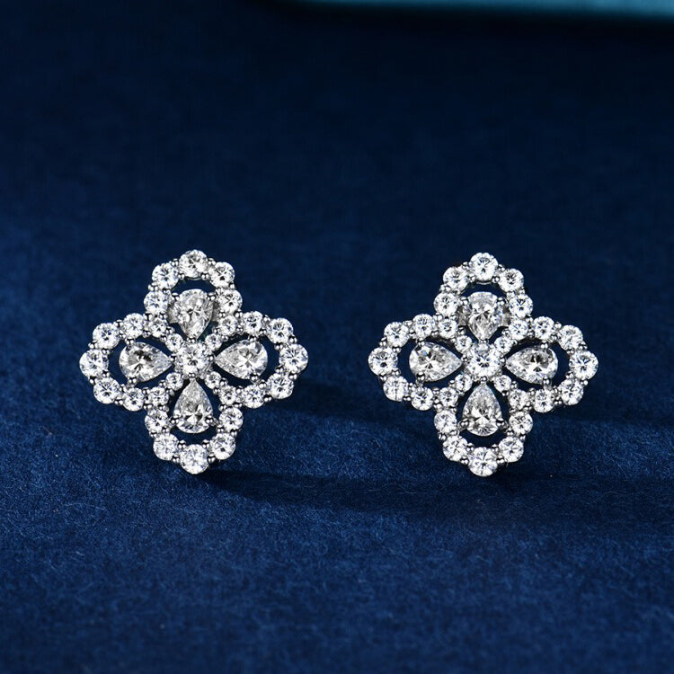 [Favorite]LOOP EARRINGS FULL MOTIF DIAMOND 16MM