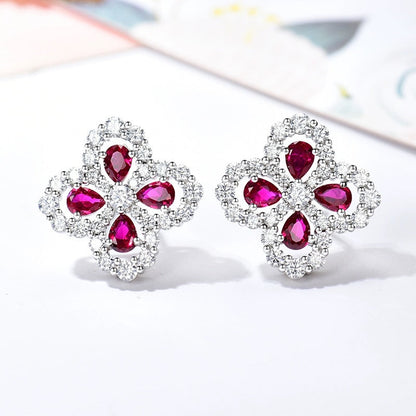 [Favorite]LOOP EARRINGS FULL MOTIF DIAMOND 16MM