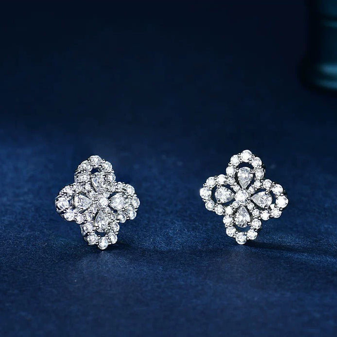 [Favorite]LOOP EARRINGS FULL MOTIF DIAMOND 16MM