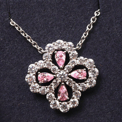 [Favorite]LOOP NECKLACE FULL MOTIF DIAMOND 16MM MULTIPLE COLORS